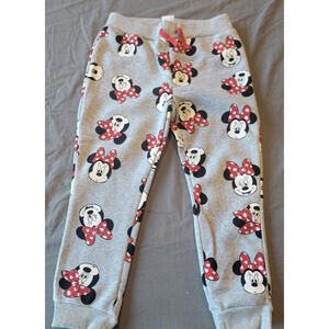 Disney Minnie Mouse Girls Fleece Hoodie and Jogger Set, Sz:7, New With Tags